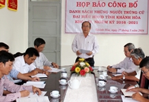 stt-Công bố danh sách 54 người trúng cử đại biểu HĐND tỉnh, nhiệm kỳ 2016-2021