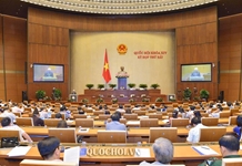 QUỐC HỘI NGHE BÁO CÁO THẨM TRA DỰ ÁN LUẬT THƯ VIỆN