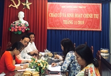 Chào cờ và sinh hoạt chính trị tháng 11 năm 2019
