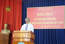 Sở Giáo dục và Đào tạo: Tổ chức khai mạc Kỳ tuyển dụng viên chức giáo dục và đào tạo năm học 2017-2018