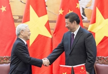 Lãnh đạo Việt Nam - Trung Quốc trao đổi thư chúc mừng năm mới Kỷ Hợi