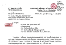 Tạm dừng tổ chức các sự kiện có tập trung đông người