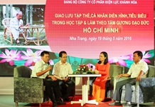 tin-Đảng bộ Công ty Cổ phần Điện lực Khánh Hòa: Biểu dương các tập thể, cá nhân tiêu biểu Học tập và làm theo tấm gương đạo đức Hồ Chí Minh