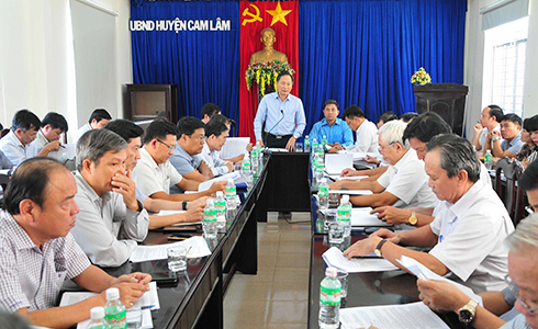 Lãnh đạo tỉnh: Làm việc tại các địa phương
