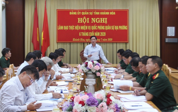 Hội nghị lãnh đạo nhiệm vụ quốc phòng, quân sự 6 tháng cuối năm 2020