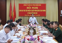 Hội nghị lãnh đạo nhiệm vụ quốc phòng, quân sự 6 tháng cuối năm 2020