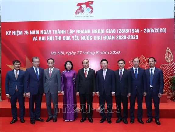 Kỷ niệm 75 năm Ngày thành lập ngành ngoại giao (1945-2020)