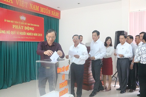 Phát động hưởng ứng Tháng cao điểm "Vì người nghèo" năm 2019