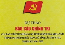 Dự thảo Báo cáo chính trị của BCH Đảng bộ tỉnh Khánh Hòa khóa XVII trình Đại hội đại biểu Đảng bộ tỉnh lần thứ XVIII, nhiệm kỳ 2020 - 2025