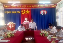 Tiếp tục kiểm tra việc thực hiện Chỉ thị số 05 gắn với Nghị quyết Trung ương 4 khóa XII về xây dựng Đảng tại Huyện ủy Khánh Sơn