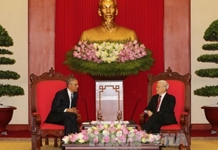 Tổng Bí thư Nguyễn Phú Trọng tiếp Tổng thống Hoa Kỳ Barack Obama