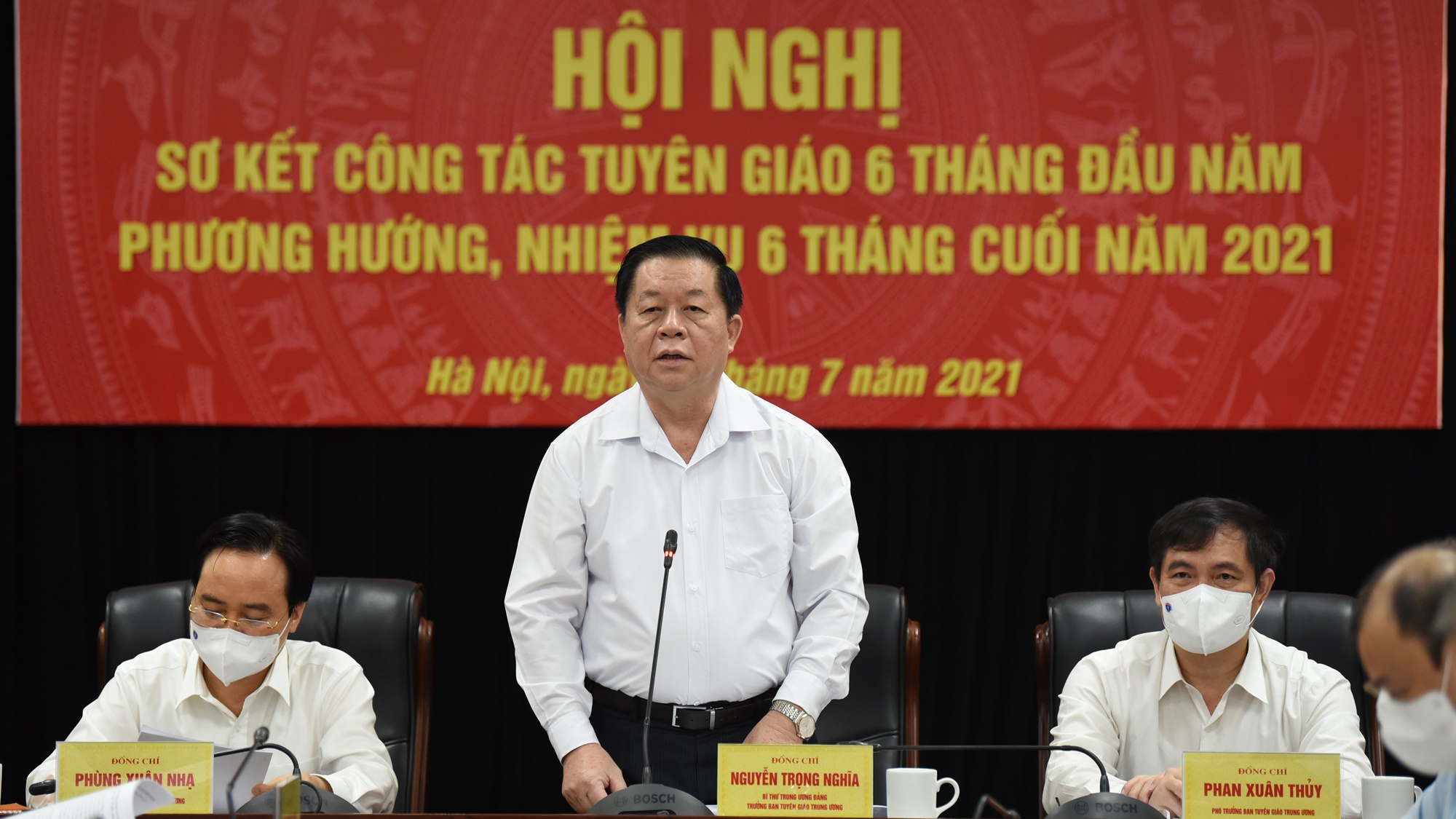 Ban Tuyên giáo Trung ương tổ chức Hội nghị trực tuyến sơ kết công tác tuyên giáo 6 tháng đầu năm, đề ra phương hướng nhiệm vụ 6 tháng cuối năm 2021 