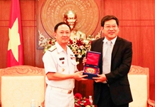 Tiếp đoàn công tác tàu Hải quân Thái Lan