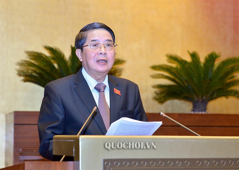 QUỐC HỘI NGHE BÁO CÁO THẨM TRA DỰ ÁN LUẬT SỬA ĐỔI, BỔ SUNG MỘT SỐ ĐIỀU CỦA LUẬT KIỂM TOÁN NHÀ NƯỚC