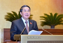 QUỐC HỘI NGHE BÁO CÁO THẨM TRA DỰ ÁN LUẬT SỬA ĐỔI, BỔ SUNG MỘT SỐ ĐIỀU CỦA LUẬT KIỂM TOÁN NHÀ NƯỚC