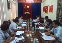 Kiểm tra việc tổ chức học tập, quán triệt, triển khai thực hiện Nghị quyết Đại hội Đảng toàn quốc lần thứ XII và Nghị quyết Đại hội đại biểu Đảng bộ tỉnh Khánh Hòa lần thứ XVII tại Đảng ủy Khối Doanh nghiệp tỉnh.