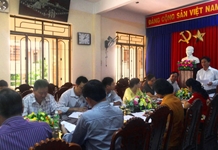 Họp Đoàn Kiểm tra việc tổ chức học tập, quán triệt, triển khai thực hiện Nghị quyết Đại hội Đảng toàn quốc lần thứ XII và Nghị quyết Đại hội Đại biểu Đảng bộ tỉnh Khánh Hòa lần thứ XVII