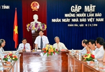 stt-Gặp mặt các cơ quan báo chí