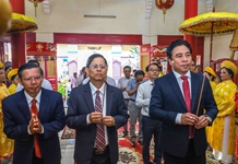 Lễ dâng hương Giỗ Tổ Hùng Vương tại Khánh Hòa