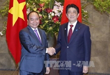 Thủ tướng Chính phủ Nguyễn Xuân Phúc hội đàm với Thủ tướng Nhật Bản Shinzo Abe