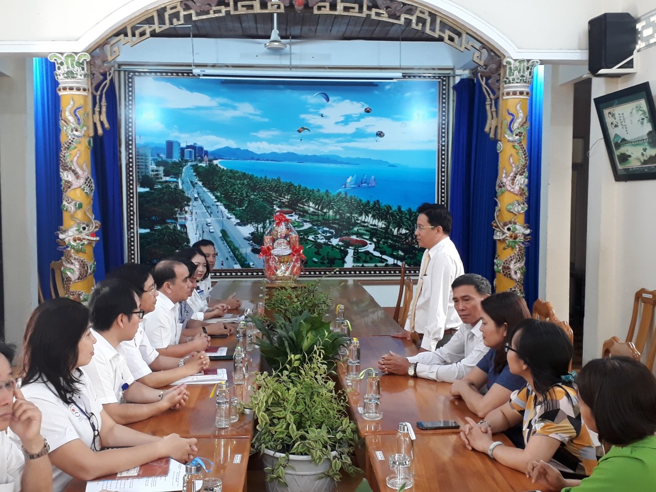 Ban Tuyên giáo Tỉnh ủy thăm và chúc mừng các đơn vị y tế nhân Ngày Thầy thuốc Việt Nam 27/2