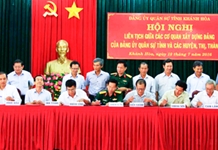 Phối hợp chặt chẽ, triển khai toàn diện công tác quốc phòng, quân sự địa phương