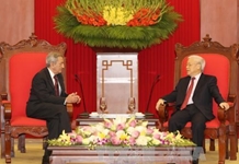 Tổng Bí thư Nguyễn Phú Trọng tiếp Đoàn đại biểu Đảng Cộng sản Cu-ba