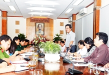 Thường trực Tỉnh ủy làm việc với Bộ đội Biên phòng tỉnh