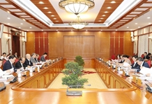 Tổng Bí thư, Chủ tịch nước Nguyễn Phú Trọng chủ trì họp Bộ Chính trị cho ý kiến về sửa đổi, bổ sung chức năng, nhiệm vụ của Ban Chỉ đạo Trung ương về phòng, chống tham nhũng và Ban Nội chính Trung ương