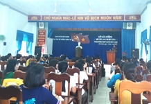 Diên Khánh: 100 cán bộ quản lý các trường tham gia lớp bồi dưỡng kiến thức Quốc phòng – An ninh đối tượng 4