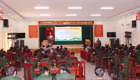 Gặp mặt kỷ niệm 75 năm Ngày truyền thống Lực lượng vũ trang tỉnh