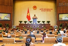 Phó Chủ tịch Quốc hội Đỗ Bá Tỵ gặp mặt Đoàn đại biểu tham dự Chương trình “Tổ quốc nhìn từ biển”
