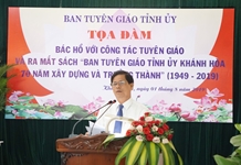 TỌA ĐÀM “BÁC HỒ VỚI CÔNG TÁC TUYÊN GIÁO”