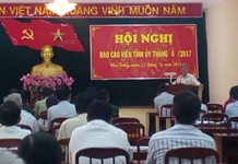 Hội nghị Báo cáo viên Tỉnh ủy tháng 6/2017
