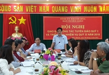 Hội nghị giao ban công tác tuyên giáo quý I năm 2018