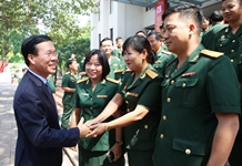 Sơ kết và tôn vinh điển hình tiên tiến thực hiện Cuộc vận động “Phát huy truyền thống, cống hiến tài năng, xứng danh Bộ đội Cụ Hồ”