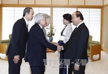 Thủ tướng Nguyễn Xuân Phúc hội kiến Nhà Vua và Hoàng hậu Nhật Bản