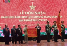 Lễ đón nhận Danh hiệu Anh hùng LLVTND Văn phòng Khu ủy Khu 5