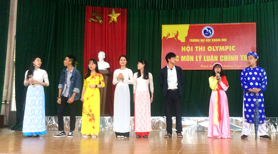 Trường Đại học Khánh Hòa: Tổ chức Hội thi Olympic các môn Lý luận chính trị  năm 2017 