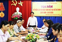Ban Tuyên giáo Tỉnh ủy tổ chức Tọa đàm kỷ niệm 130 năm Ngày sinh Chủ tịch Hồ Chí Minh (19/5/1890 – 19/5/2020)