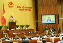Quốc hội nghe tờ trình và báo cáo thẩm tra về xử lý một số vấn đề phát sinh trong điều hành NSNN năm 2017 và dự toán NSNN từ năm 2018-2020