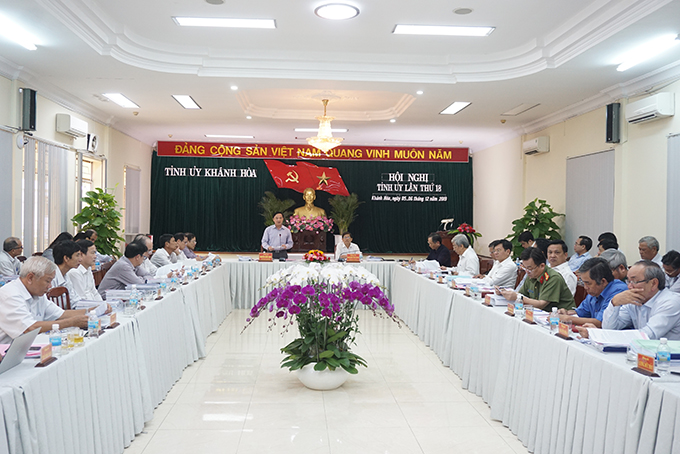 Khai mạc Hội nghị Tỉnh ủy Khánh Hòa lần thứ 18