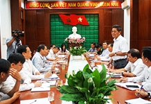 Thường trực Tỉnh ủy Khánh Hòa: Giao ban quý I các huyện, thị, thành ủy và 2 đảng ủy khối