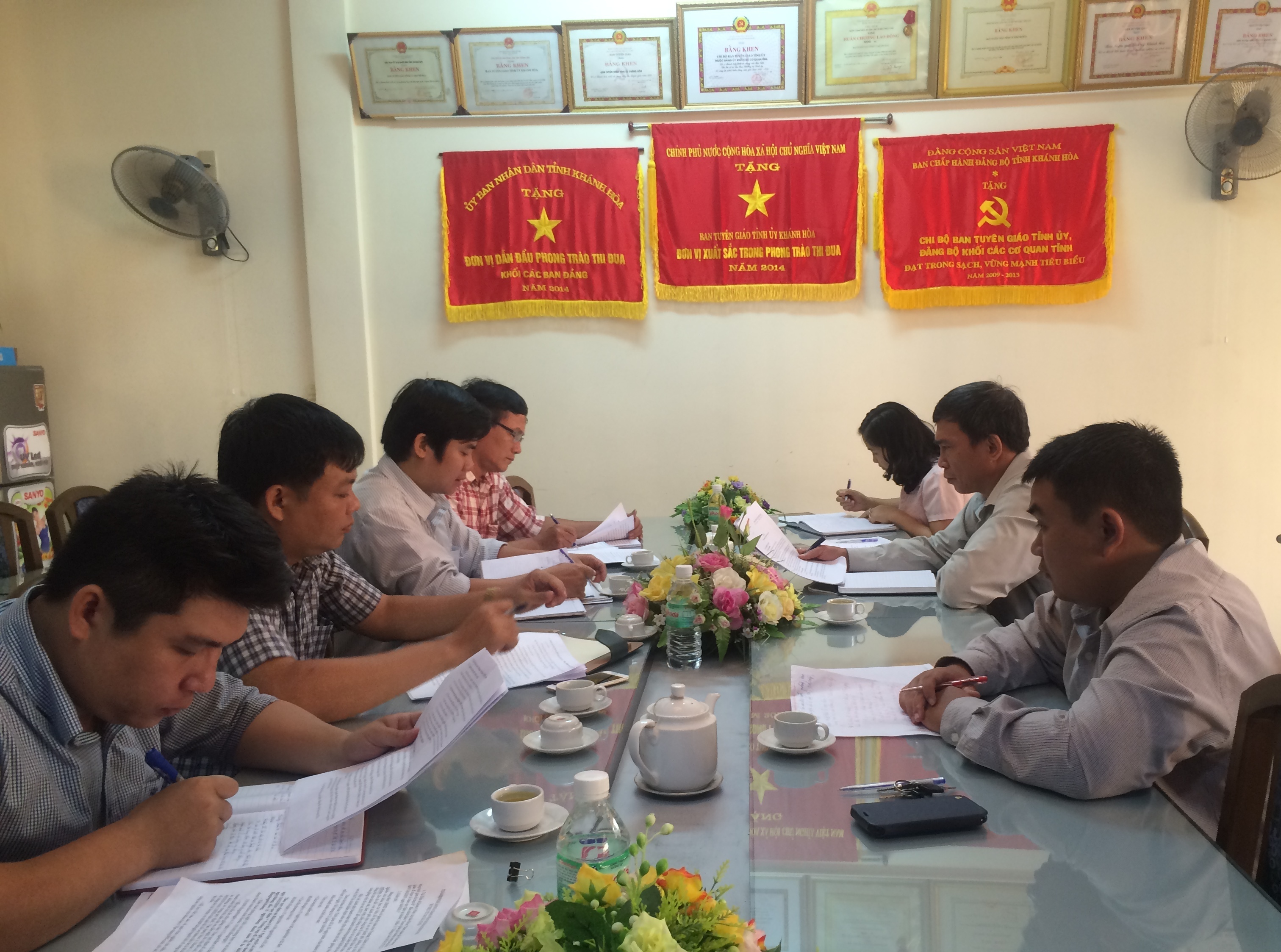 Ban Tuyên giáo Tỉnh ủy tổ chức buổi làm việc với các cơ quan liên quan thẩm định Đề án đưa giảng viên đi thực tế tại cơ sở