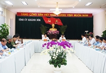 Tiểu ban Nội dung: Góp ý dự thảo Báo cáo chính trị của Ban chấp hành Đảng bộ tỉnh