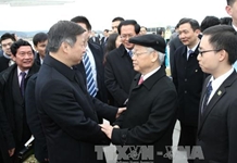 Tổng Bí thư kết thúc tốt đẹp chuyến thăm chính thức CHND Trung Hoa