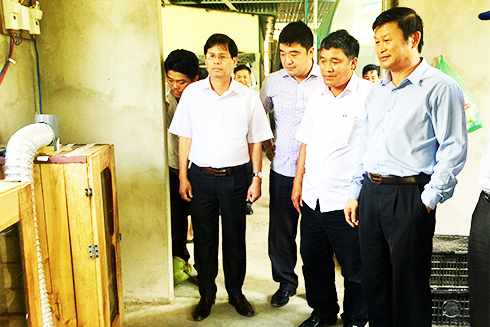 Lãnh đạo tỉnh làm việc tại xã Sơn Hiệp và phường Ninh Hà
