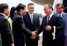 Thủ tướng đến Thủ đô Phnom Penh, Campuchia