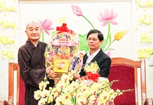 Ban Trị sự Giáo hội Phật giáo Việt Nam tỉnh: Thăm, chúc Tết lãnh đạo tỉnh