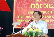 Thường trực Tỉnh ủy tiếp xúc cán bộ cao cấp đã nghỉ hưu trên địa bàn thành phố Nha Trang